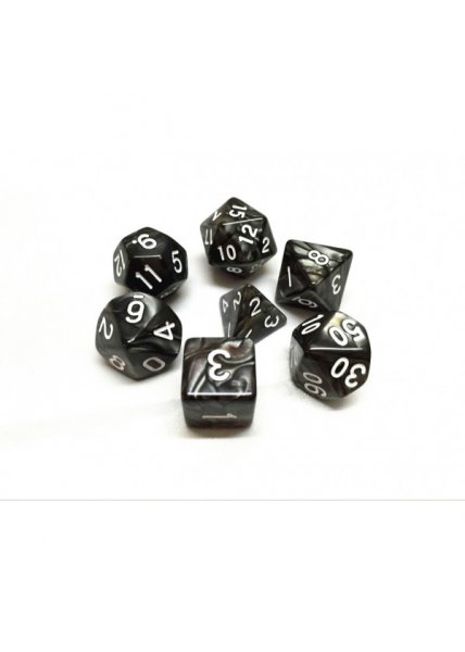 DICE 7-set: Black Pearl (7)